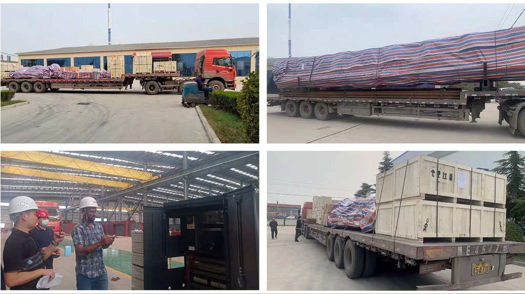 double girder bridge crane shipment