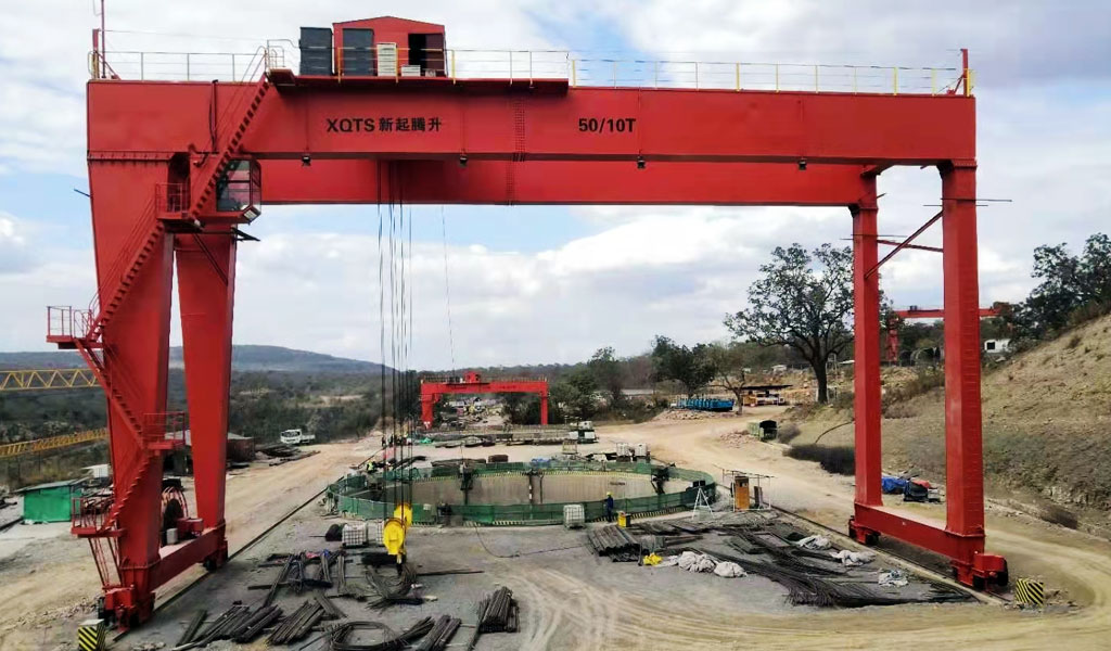 xqts gantry cranes for Tanzania's Rufiji Hydropower Project