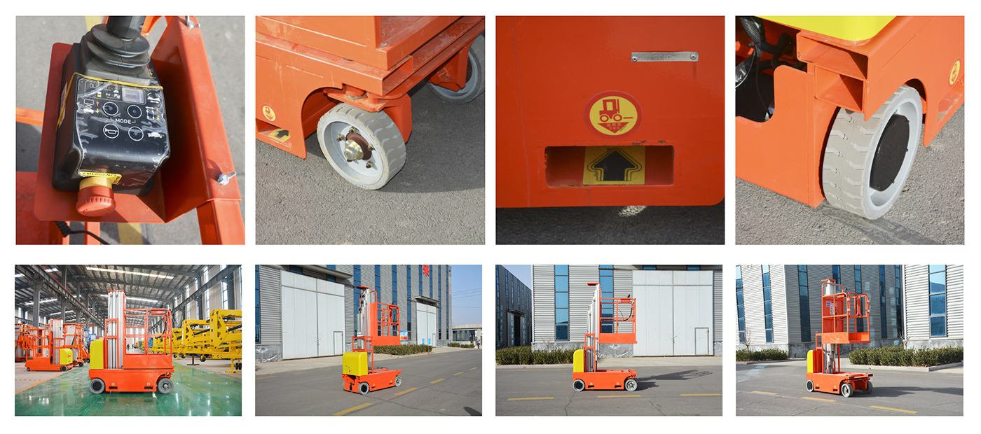 driveable vertical mast lift